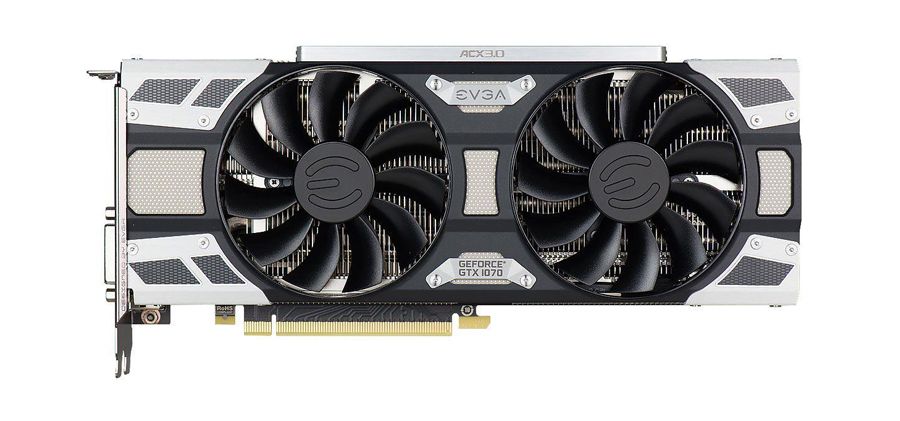 グラフィックボード・グラボ・ビデオカード EVGA GeForce GTX 1070 SC GAMING GTX 1070 8GB EVGA ACX 3.0 SC 8PIN TANIA KARTA GRAFICZNA BOX