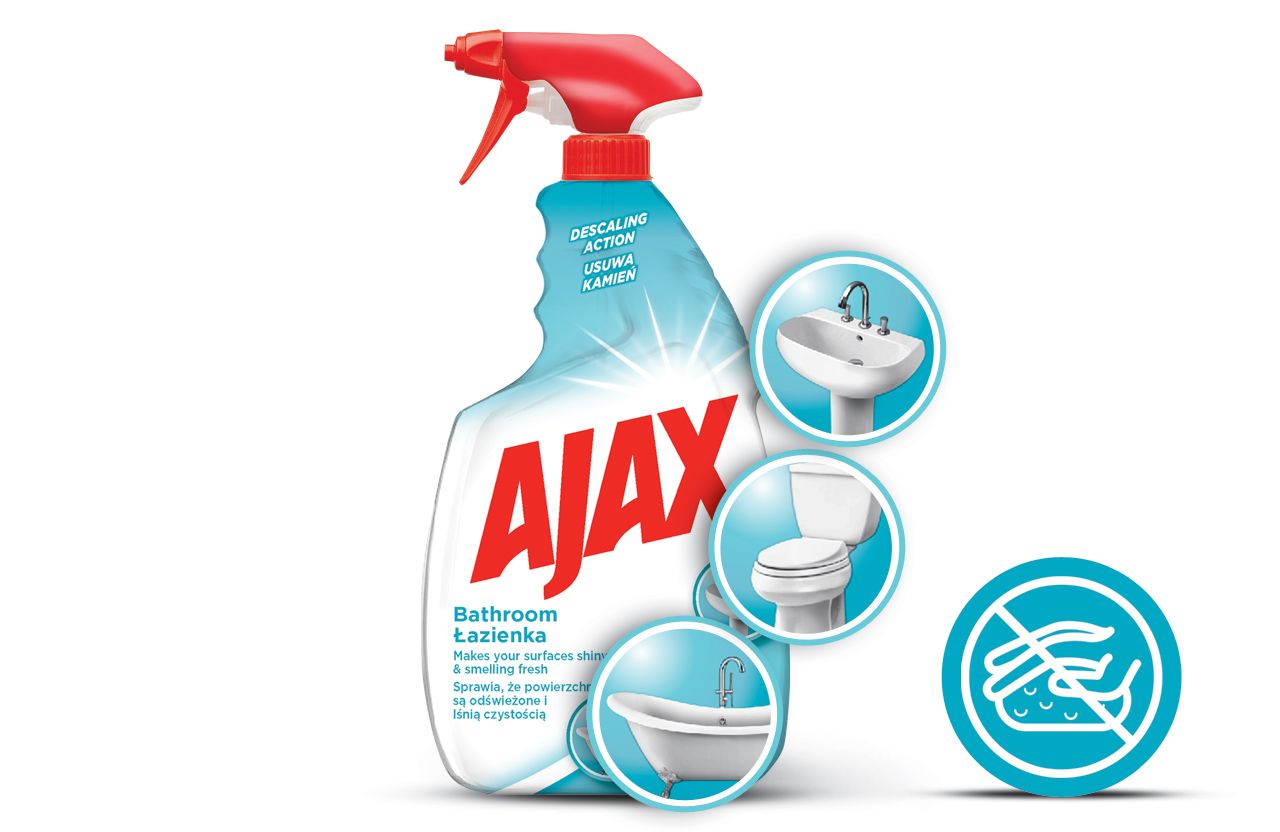 Ajax Spray Do Łazienki 750Ml