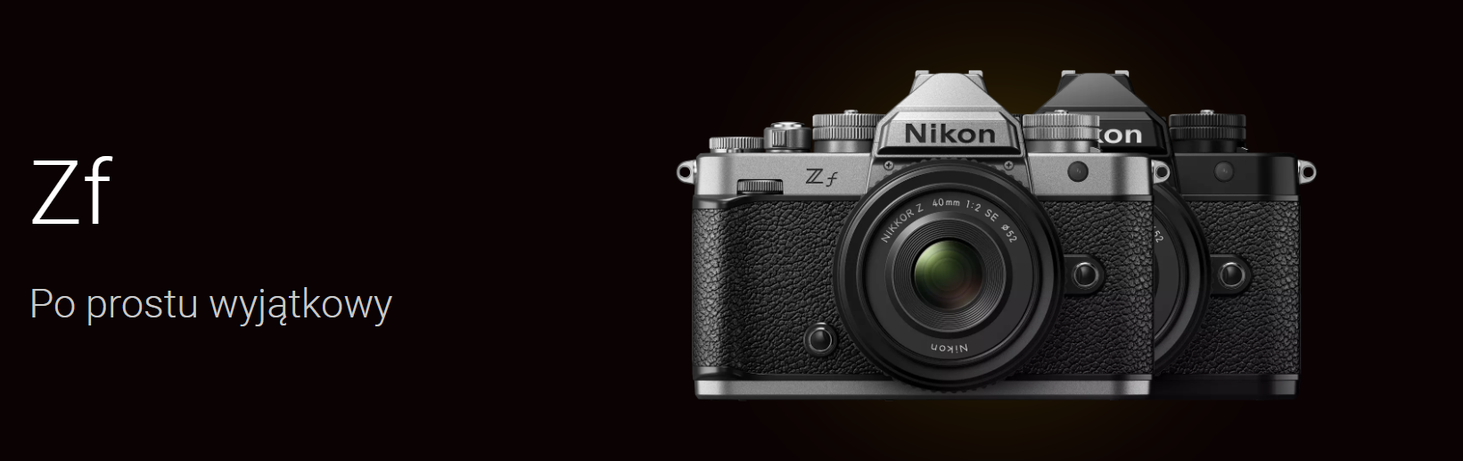 Aparat cyfrowy Nikon Z f + 40mm f/2 SE czarny