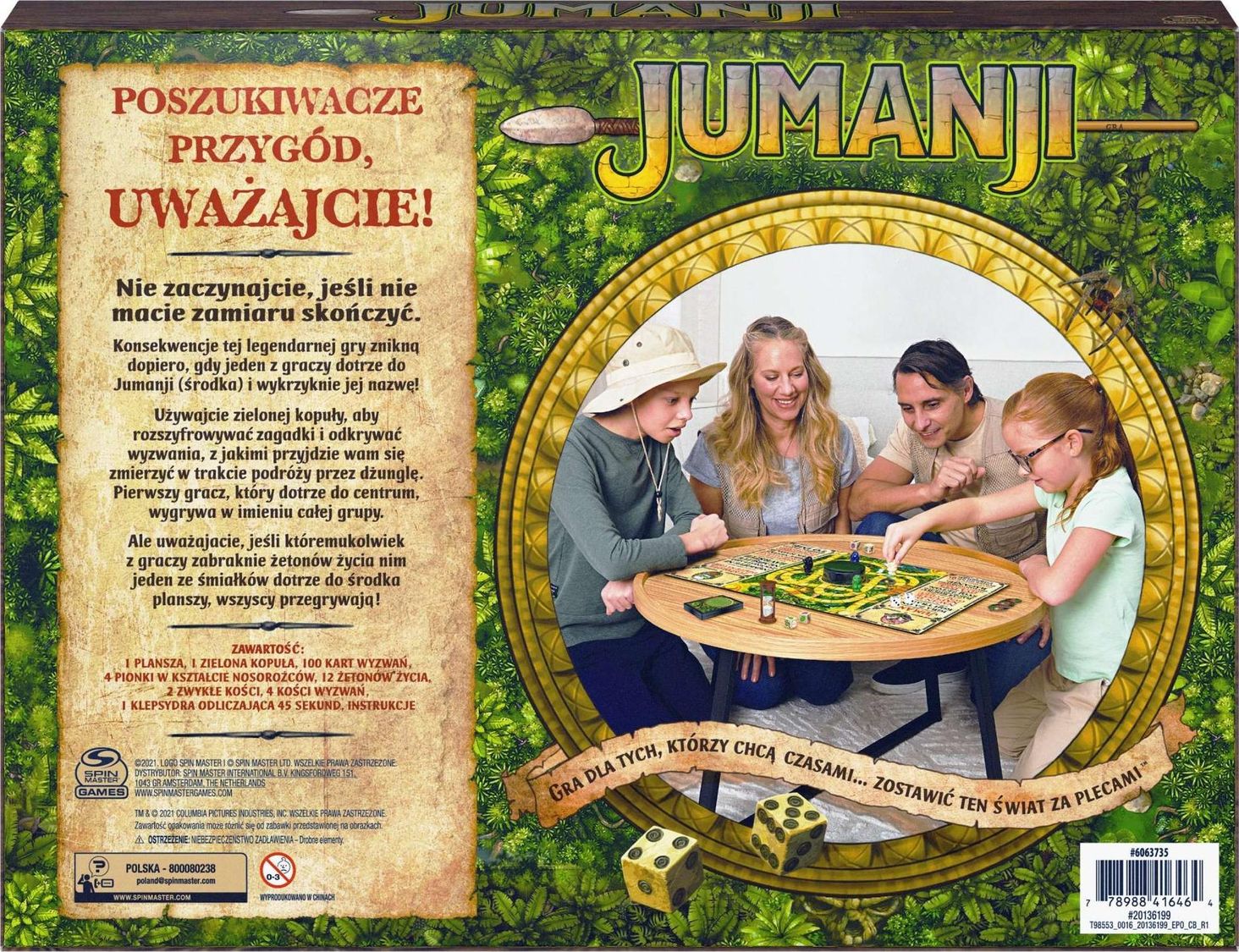 Jumanji Game gra po angielsku kompletna stan idealny Kraków