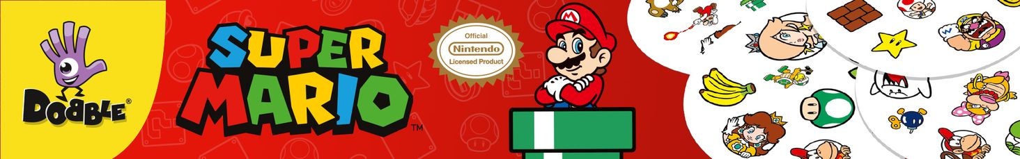 Dobble Super Mario baner