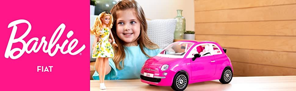 Barbie Carro Fiat 500 GXR57 - BALAÚSTRES BRINQUEDOS - Loja de