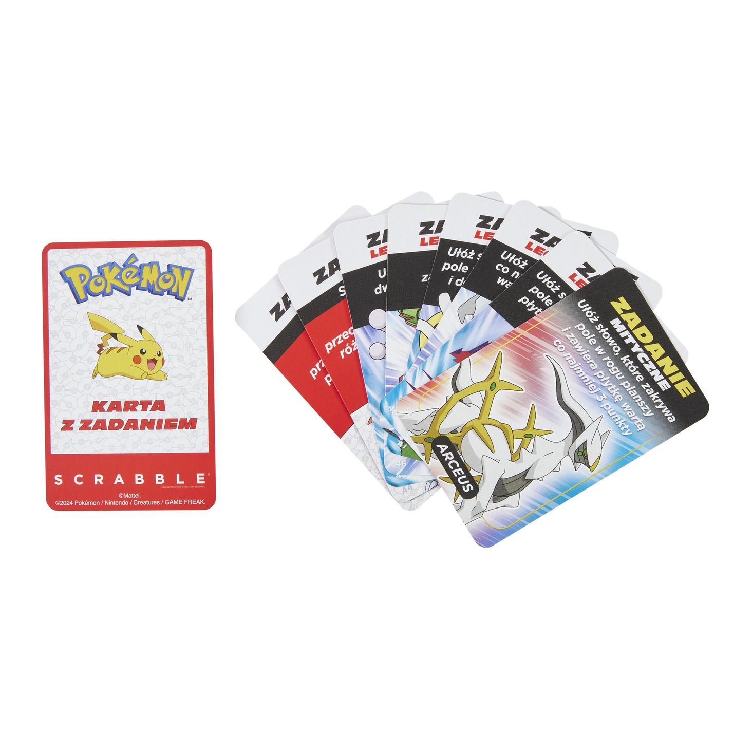 Mattel Scrabble® Pokémon 50 kart 2