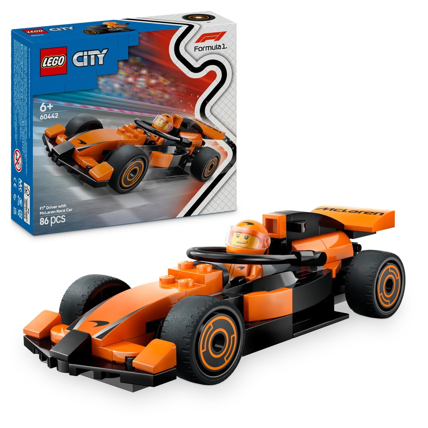 こは LEGO City 60442 F1 Kierowca i bolid McLaren - Ceny i opinie - Ceneo.pl