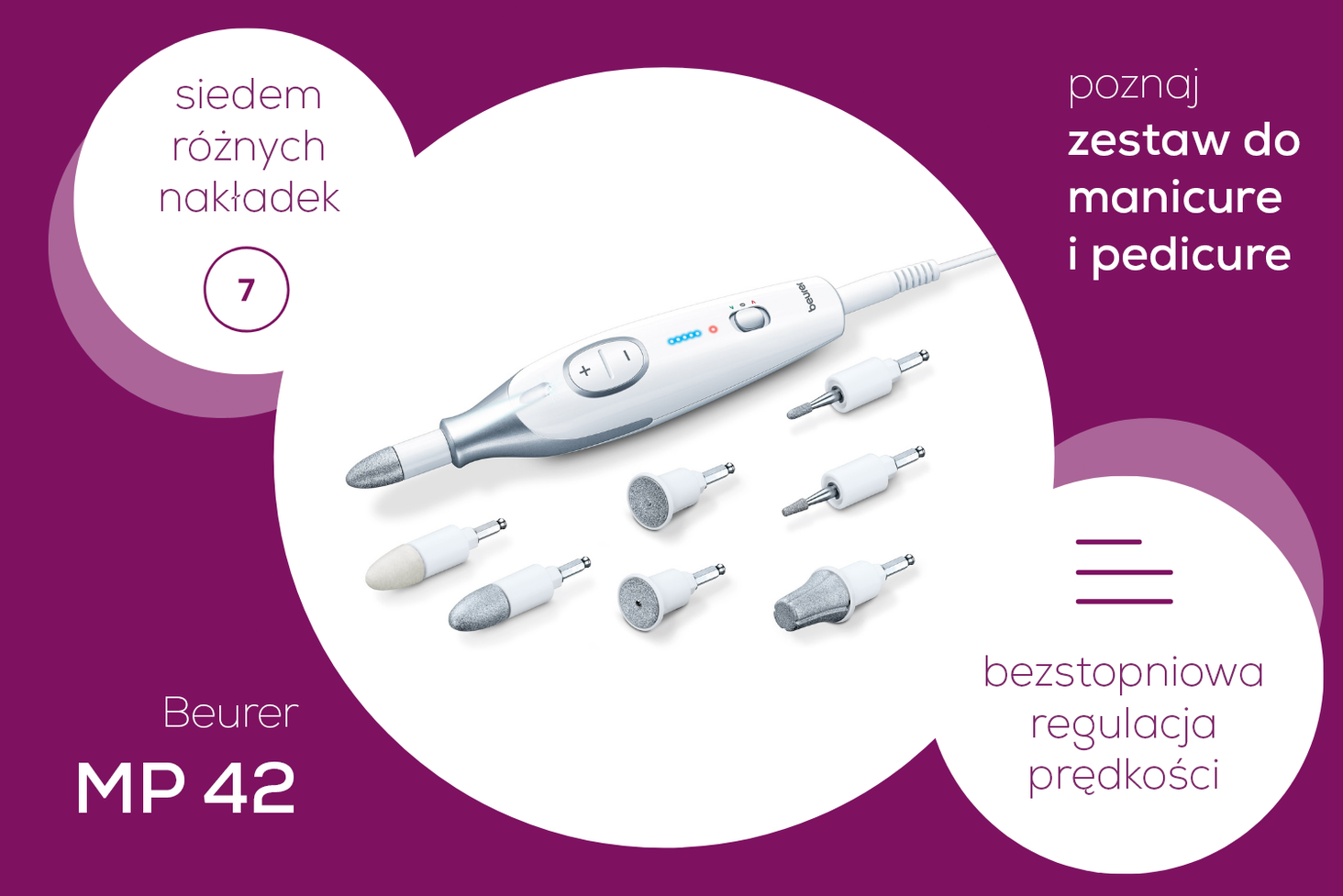 Beurer Zestaw do manicure pedicure MP 42 - 2