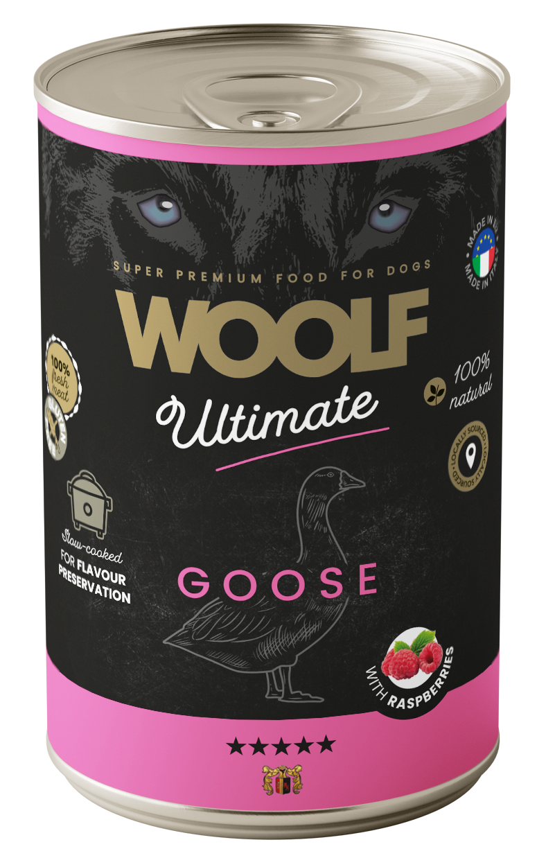 Woolf Ultimate Goose and Raspberry 400g produkt