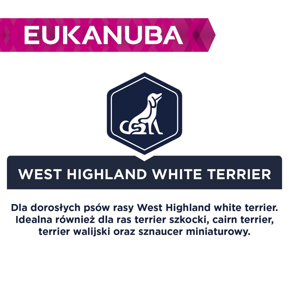 Eukanuba west highland white cheap terrier