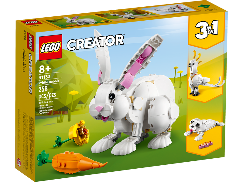 LEGO Creator 31133 Biały królik- 1