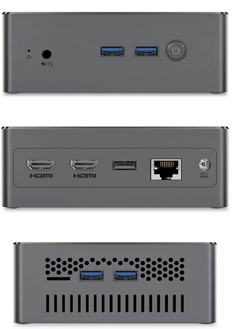 BMAX ‎B2 Pro BMAX Komputer Mini PC BMAX B2 PRO Intel J4105 8GB DDR4 256GB