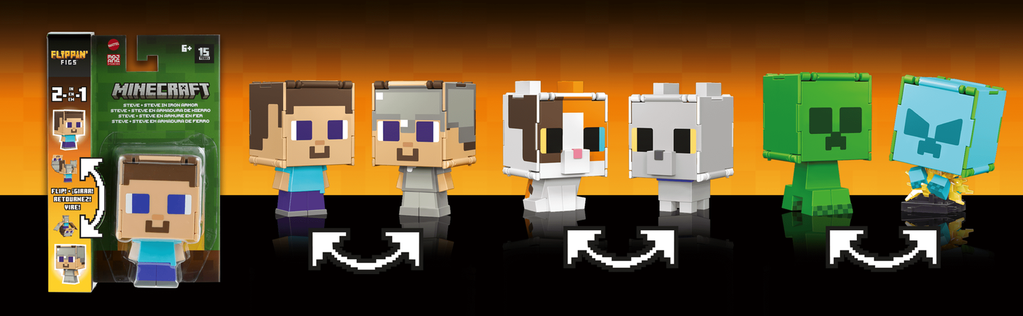 Minecraft Figurka z transformacją 2 w 1  2