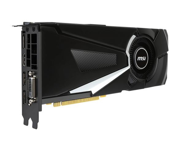 カ*き様 MSI GeForce GTX1080 AERO 8GB OC MSI GeForce GTX 1080 Aero 8GB OC GDDR5X (256 bit) HDMI, DVI