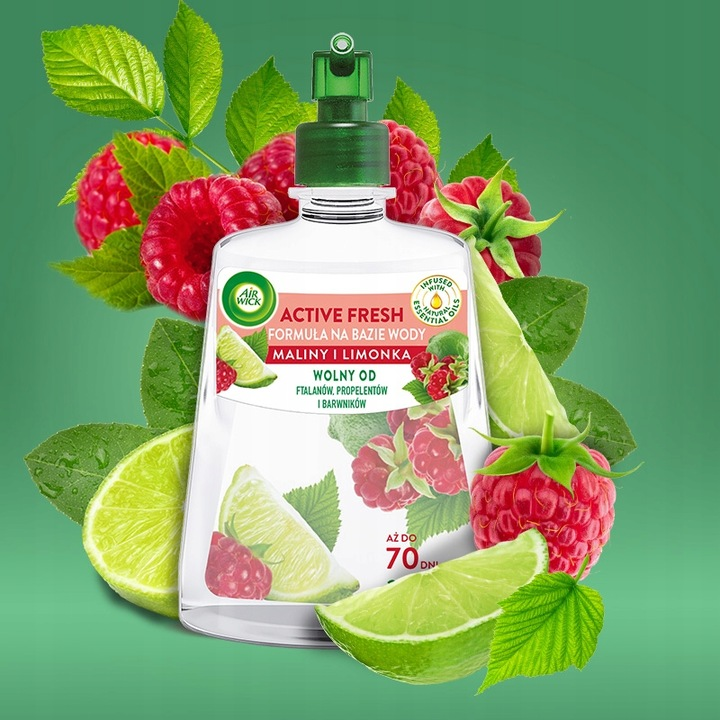 Air Wick OŻYWCZY ZAPACH MALIN I LIMONKI