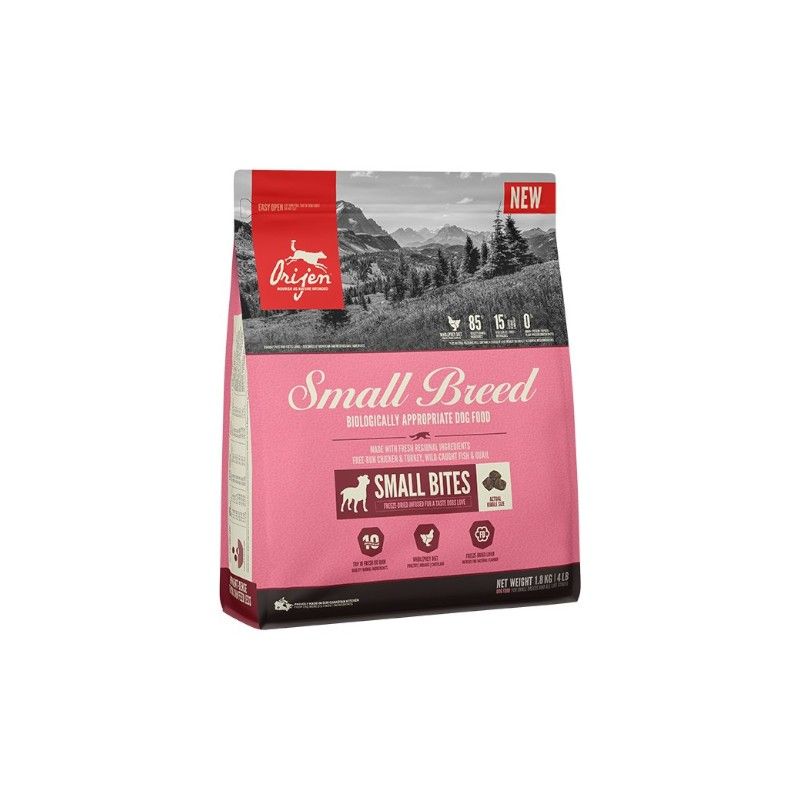 Orijen Small Adult Kurczak Indyk Przepiórka 1,8Kg