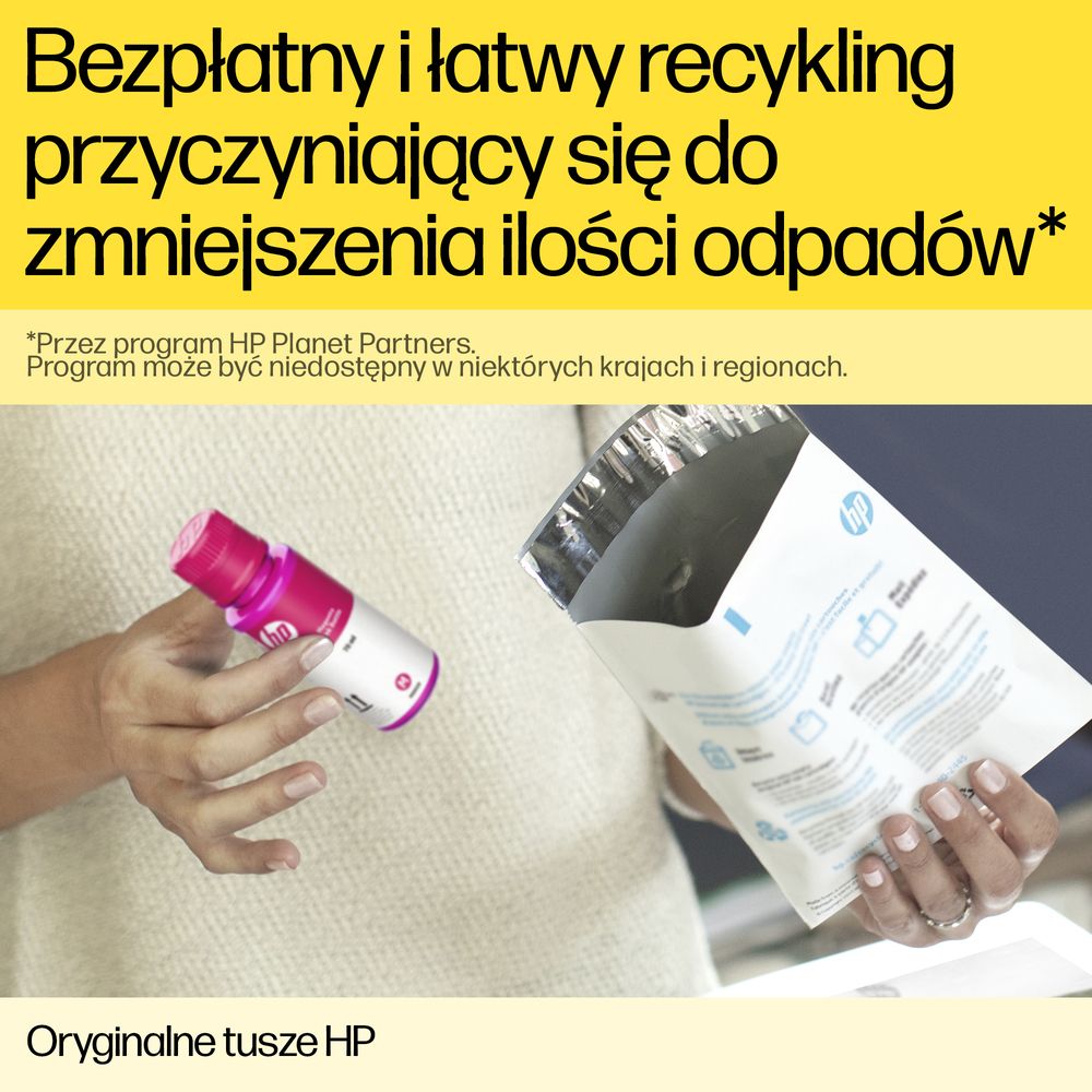 Recykling tuszy HP