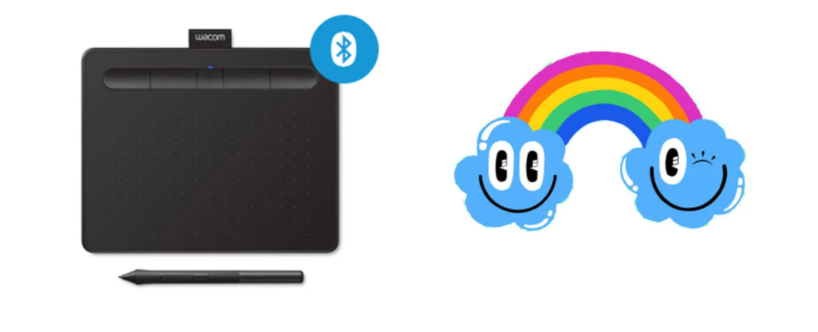 Tablet Wacom Intuos S Bluetooth Black (CTL-4100WLK-N