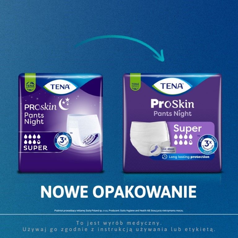 TENA super night M 7322542169094 nowe opakowanie
