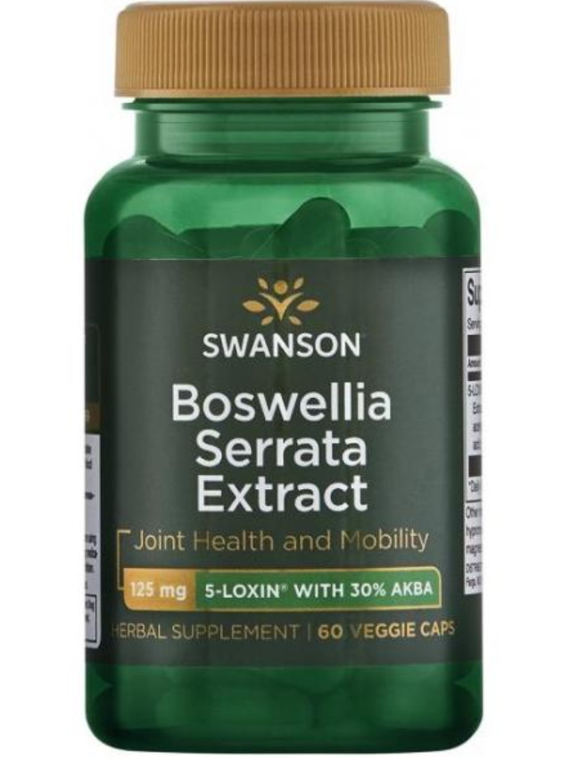 Swanson Boswellia Serrata Extract 125mg 60 Kaps - Opinie I Ceny Na Ceneo.pl