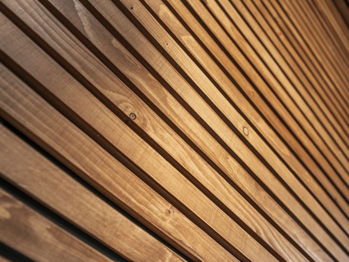 Wooden Lamellas Decorative Wall
