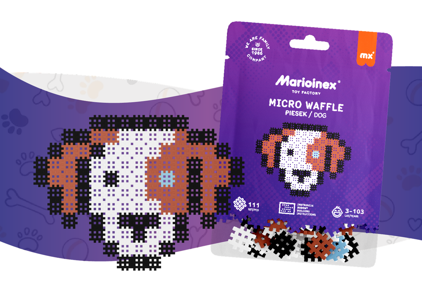 Marioinex Micro Waffle Piesek_2