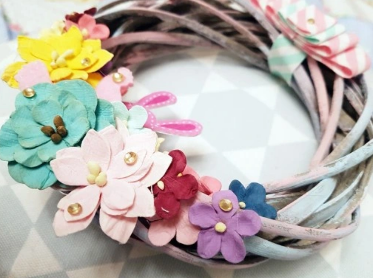 Dpcraft Kwiaty Papierowe 60szt Mix