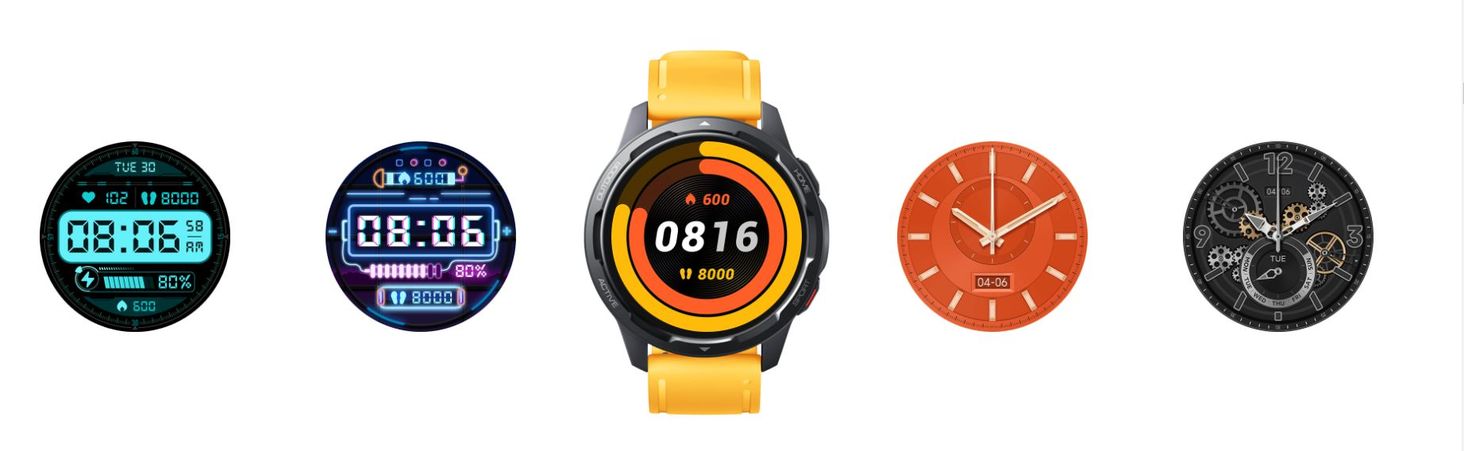  Xiaomi Watch S1 Active 1.43 AMOLED Display 117 Fitness Modes  19 Professional Modes, 200+ Watch Faces, Exquisite Metal Bezel