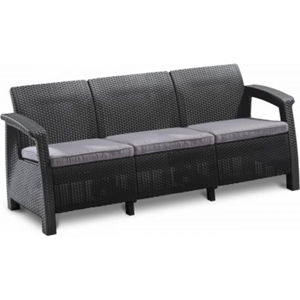 Диван keter corfu love seat графит