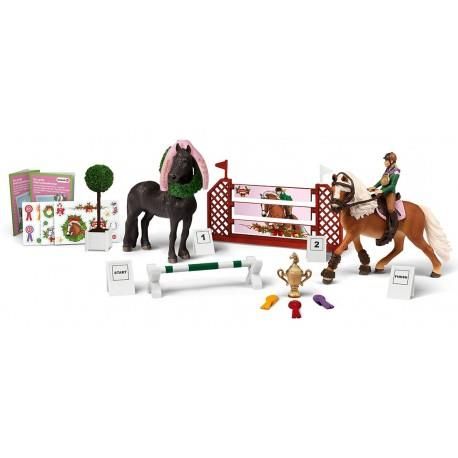 SCHLEICH Adventskalender Pferde 2015 - 24 Figuren Für Weihnachtliches Reitturnier
