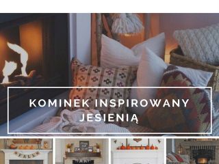 Kominek inspirowany jesienią
