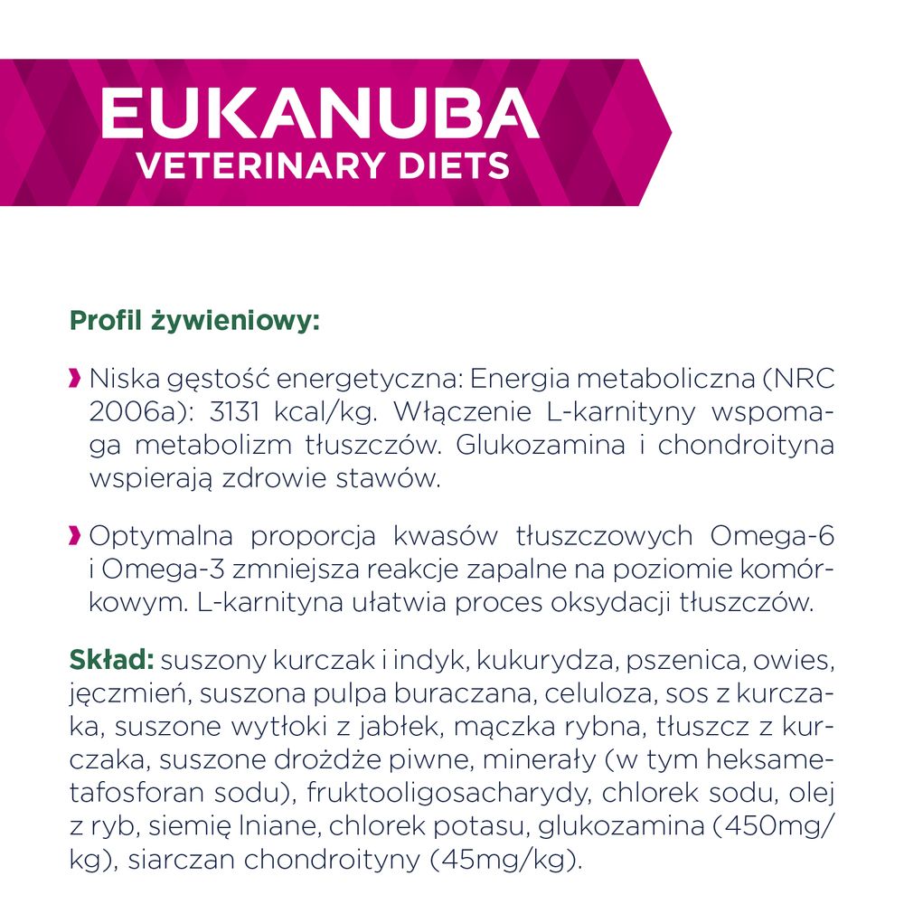 Користь їжі Eukanuba