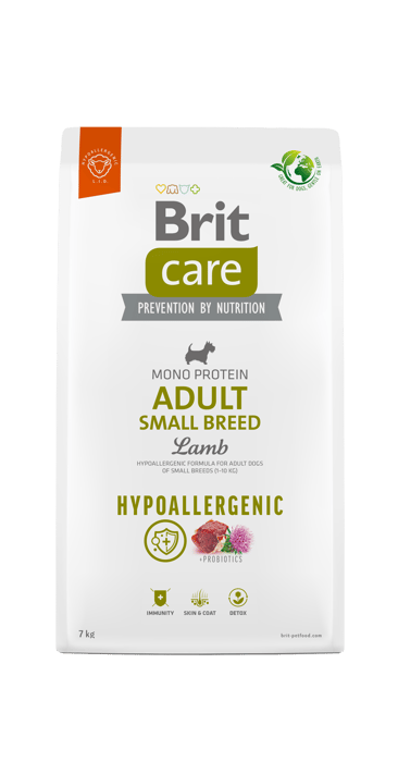 Brit Care Hundefutter – Hypoallergen, Lamm & Reis, 7 Kg Für Kleine Rassen