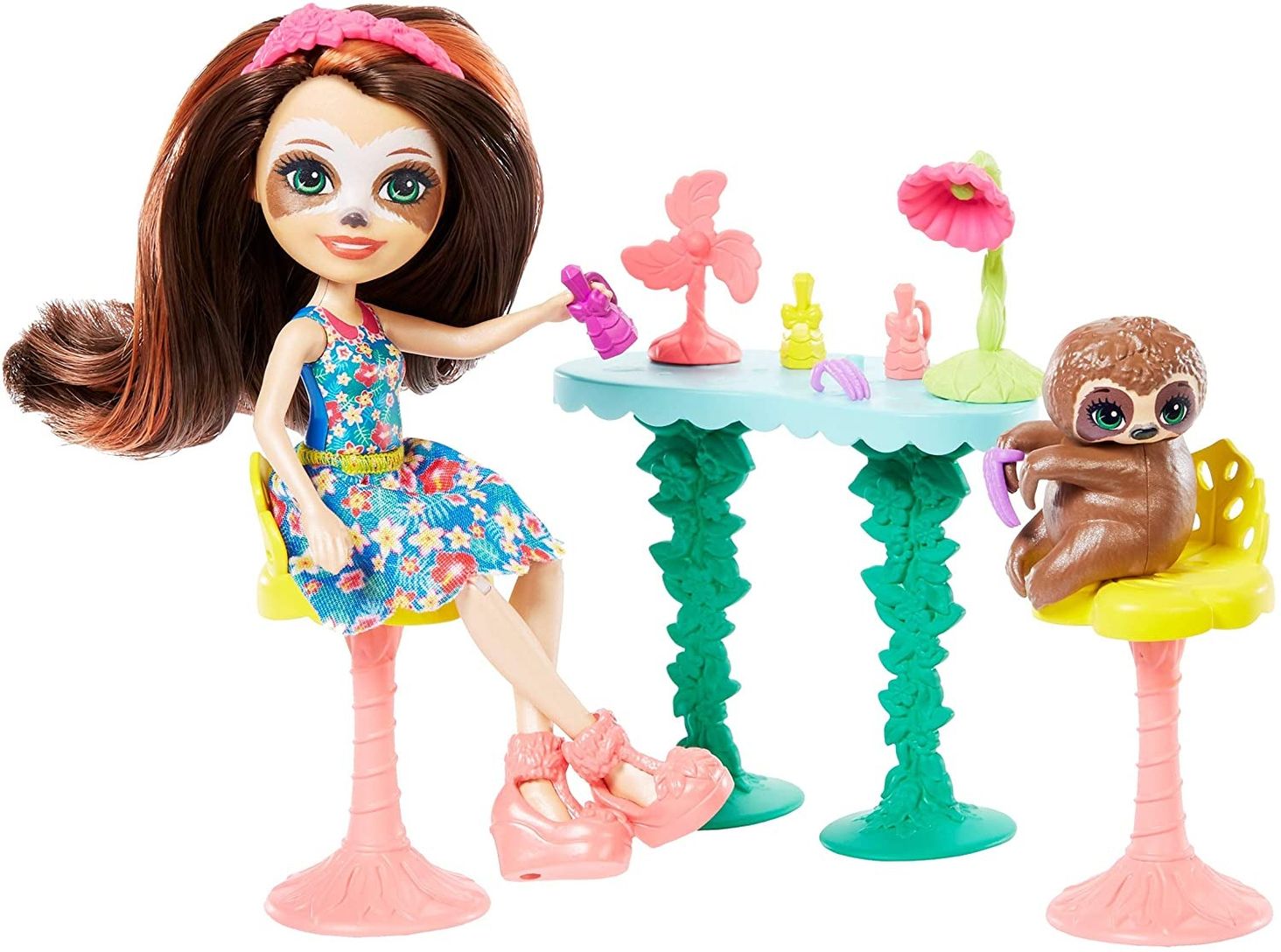 Lalka Mattel Enchantimals lalka i zwierzątko leniwiec Strefa relaksu ...