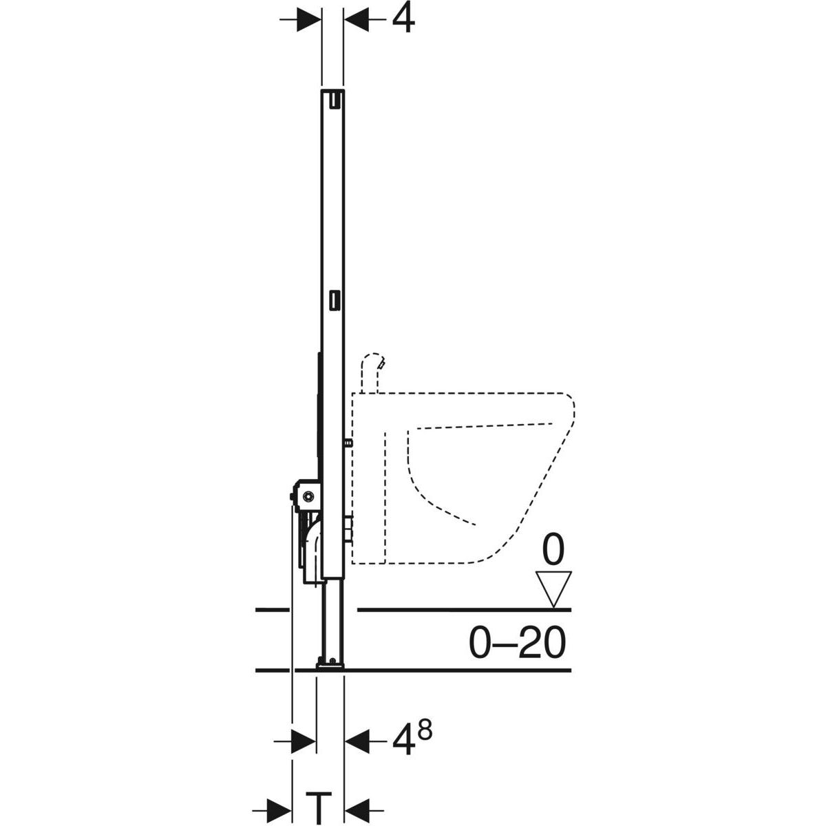 geberit rysunek techniczny