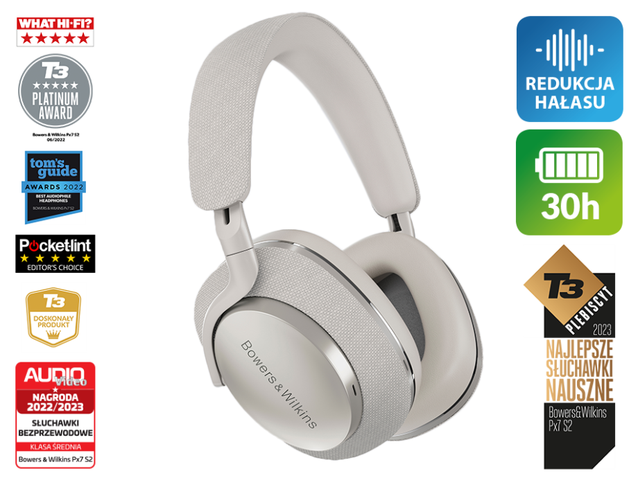 Słuchawki Bowers & Wilkins Px7 S2 Szary - Opinie i ceny na