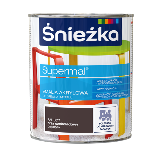 Śnieżka Supermal Akrylowa RAL8017