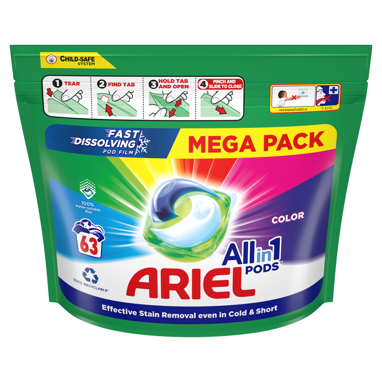 Ariel All-in-1 PODS 63 prań zdj 5