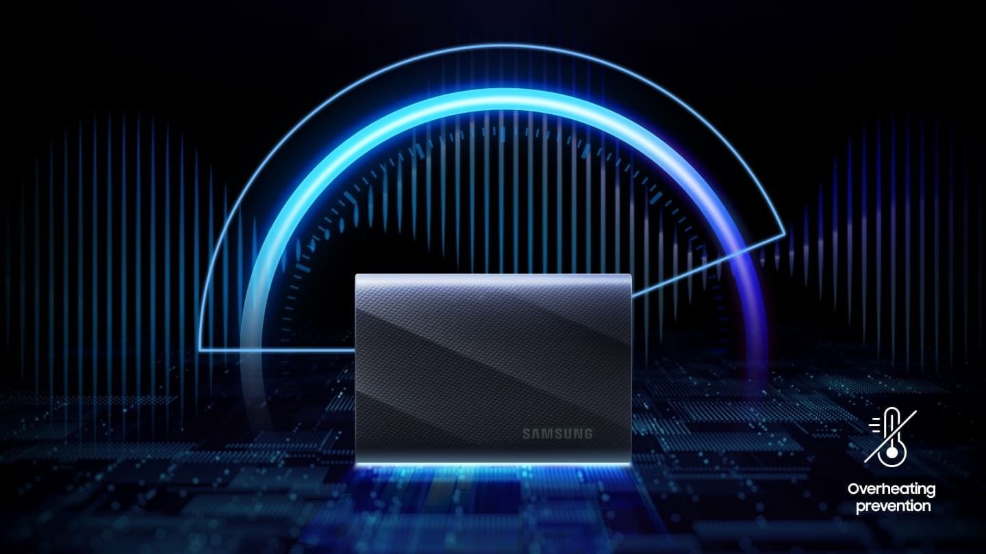 Samsung T9 chłodzenie