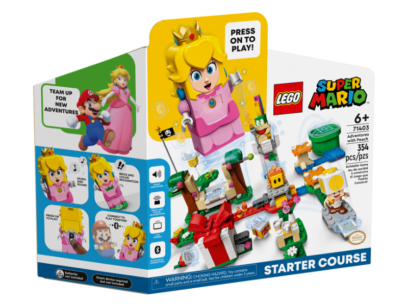 ぴんくぴんく LEGO Super Mario 71403 Przygody z Peach — zestaw startowy