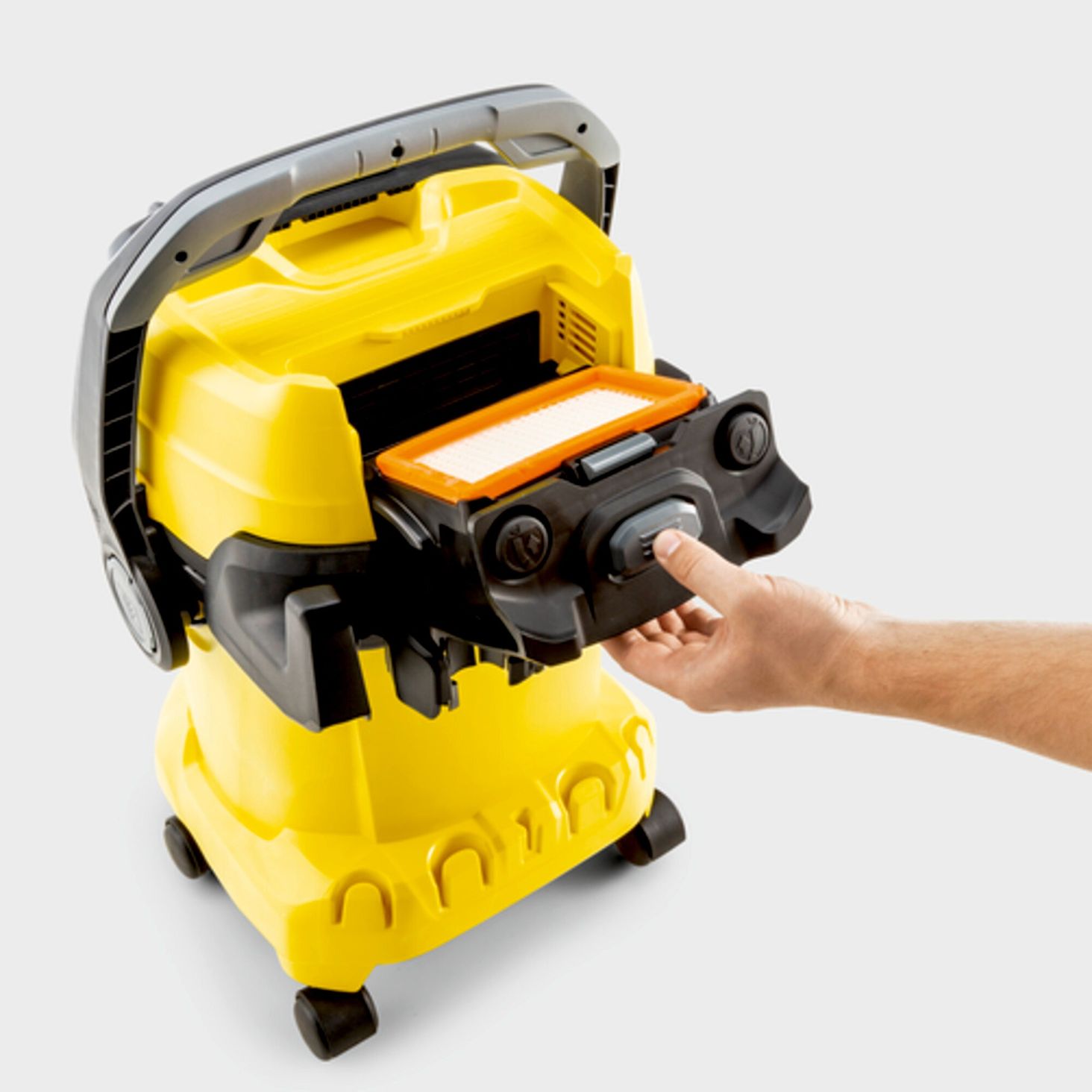 Технологія швидкого зняття фільтра Karcher