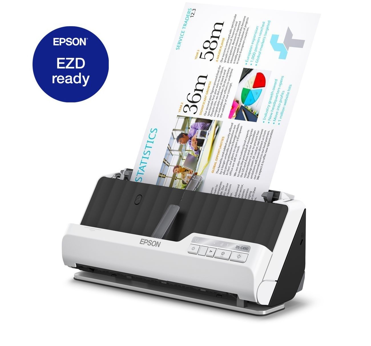 Сканер Epson DS-C490 (B11B271401) - 1