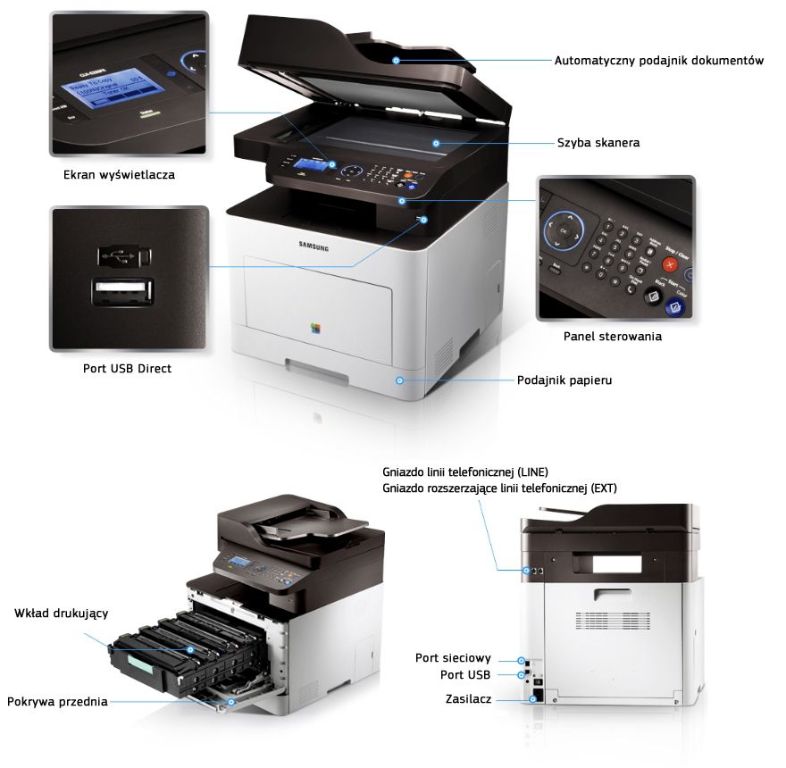 Urządzenie Wielofunkcyjne Laserowe Samsung Clx 6260fr Opinie I Ceny Na Ceneopl 7134