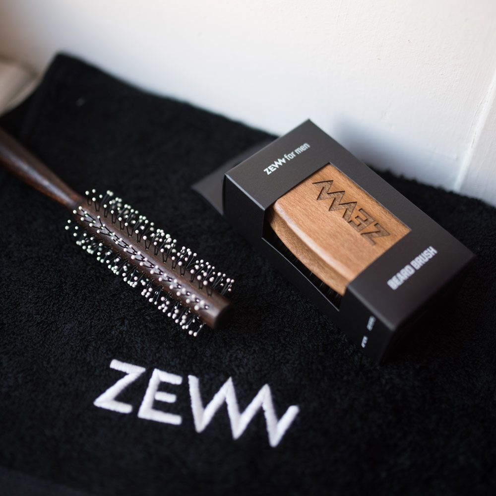 ZEW for men Szczotka do brody z włosiem z dzika - 3