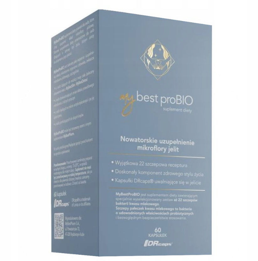 Mybestpharm My Best Probio 60kaps. - Opinie i ceny na Ceneo.pl