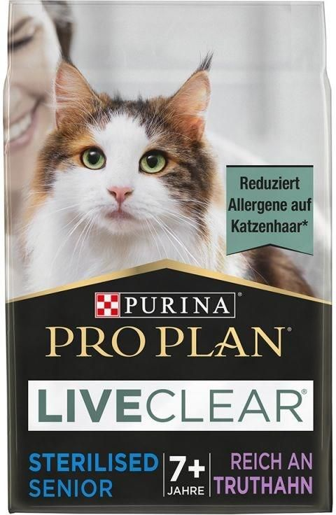 Pro Plan LiveClear Sterilised Senior 7+ indyk 2,8kg