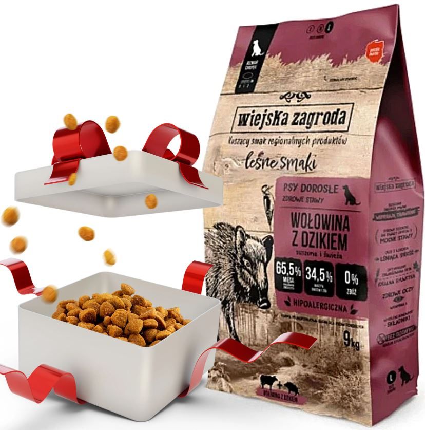 Karma z regionalnych produktów Wiejska Zagroda 9kg