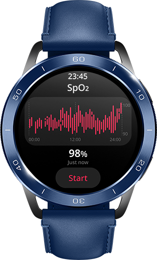 Xiaomi Watch S3 - poziom natlenienia