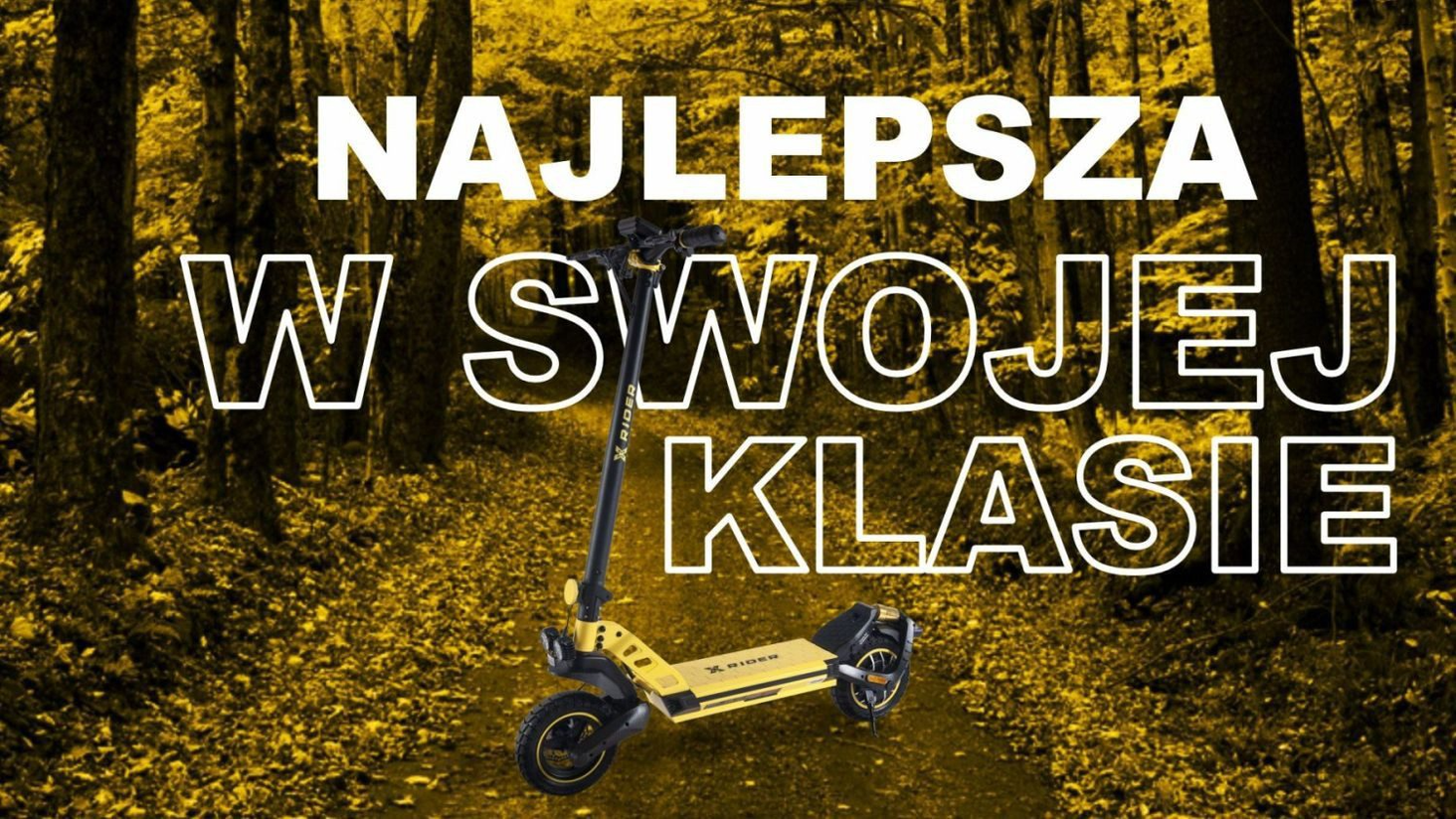 Manta XRIDER F10 Żółty - najelpsza w swojej klasie