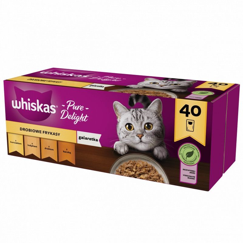 Whiskas Adult Potrawka Smaki Drobiowe Saszetki