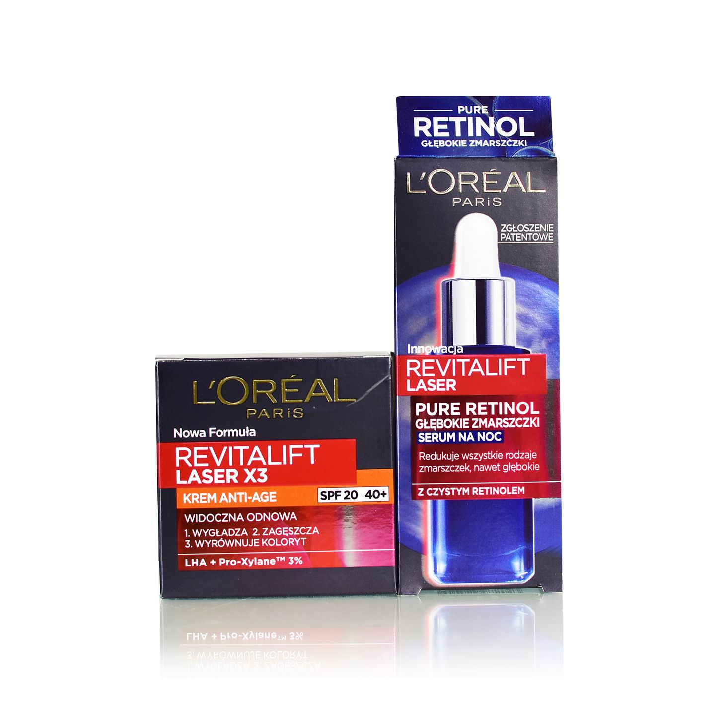Loreal Revitalift Laser X3 Zestaw Krem do Twarzy na Dzień + Serum na ...