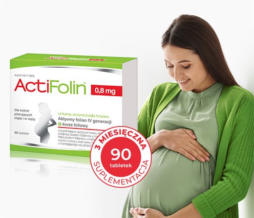 zamień zwykły kwas foliowy na kompleks ActiFolin