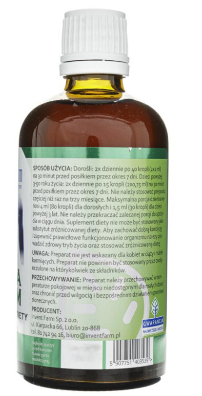 Invent Farm Para-Farm Parafarm oczyszczanie organizmu 100 ml